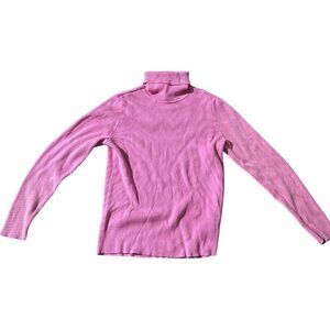Ralph Lauren Pink Ribbed Turtleneck – Size M – Like New